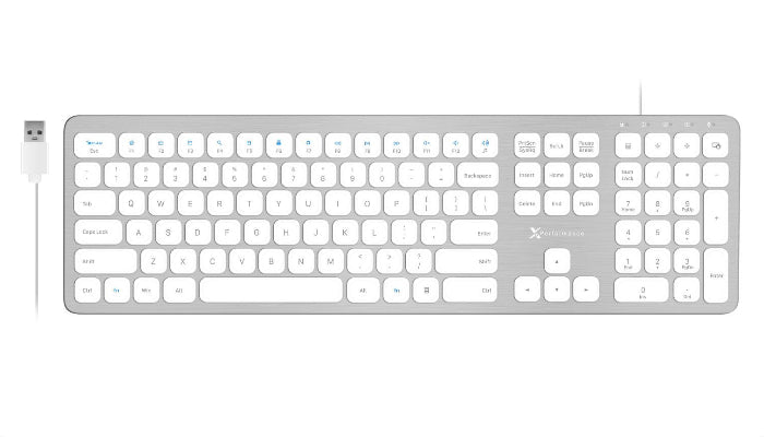 søm spændende smykker 110-Key Slim USB Keyboard with 2 USB Ports for PC (X9WWKEYHUB) – X9  Performance