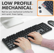 Low Profile Red Linear Mechanical Switches