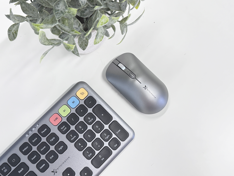 Slim Wireless Keyboard and Mouse Combo