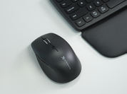 Ergonomic Wireless Backlit Keyboard and Mouse Combo - Palm Rest, USB-C, 3-Device Switching