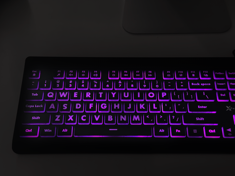 Large Print Backlit Keyboard