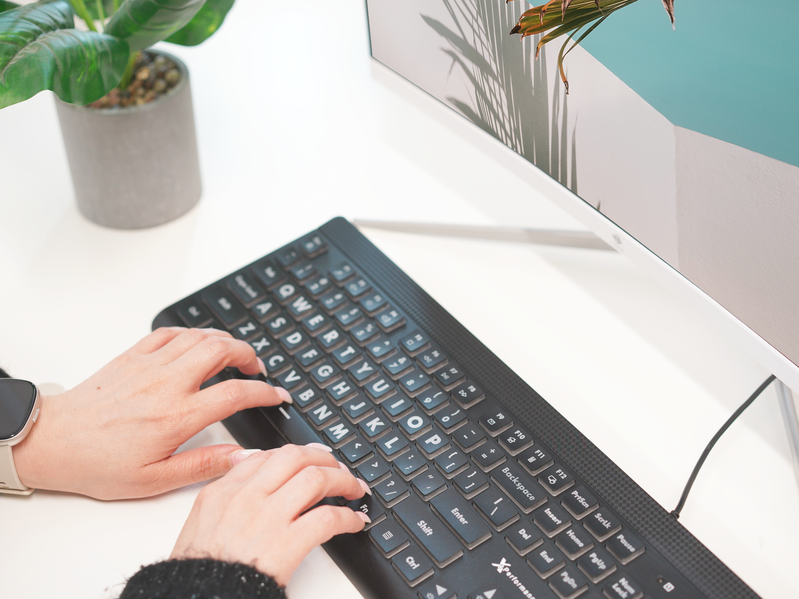 Large Print Backlit Keyboard