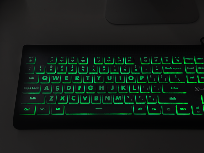 Large Print Backlit Keyboard