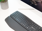 Ergonomic Wireless Backlit Keyboard and Mouse Combo - Palm Rest, USB-C, 3-Device Switching