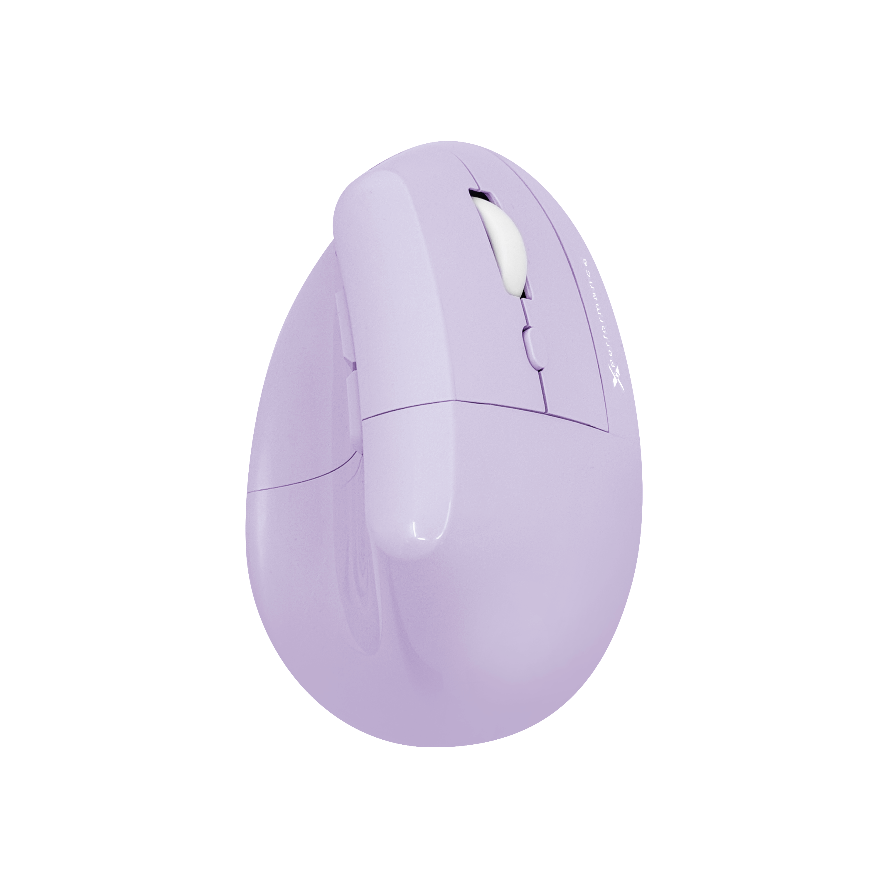 Wireless Vertical Ergonomic Mouse — Bluetooth + 2.4GHz, 4000 DPI, 6 Buttons (Purple)