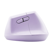 Wireless Vertical Ergonomic Mouse — Bluetooth + 2.4GHz, 4000 DPI, 6 Buttons (Purple)