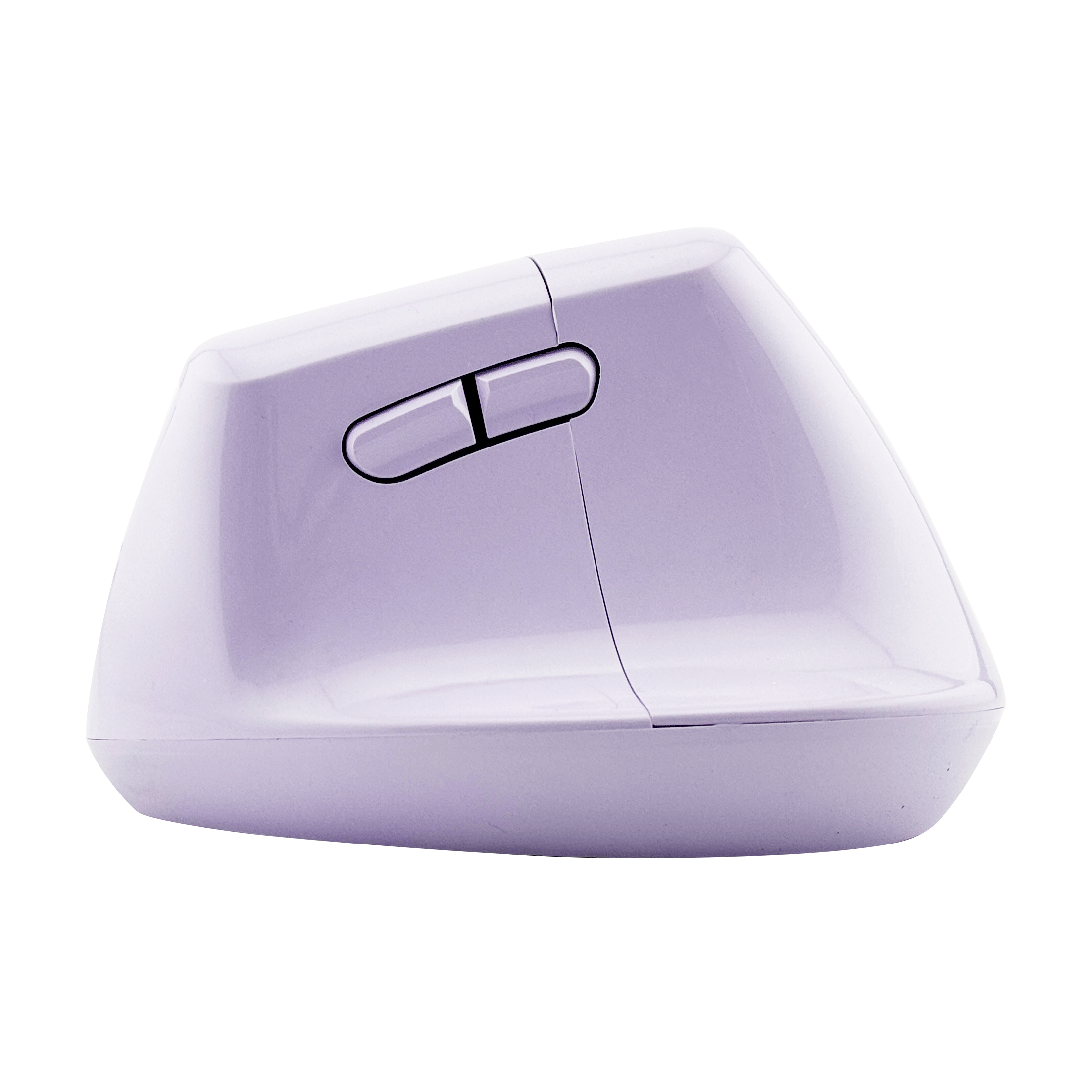 Wireless Vertical Ergonomic Mouse — Bluetooth + 2.4GHz, 4000 DPI, 6 Buttons (Purple)