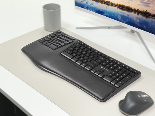 Split Keyboard with Wrist Rest