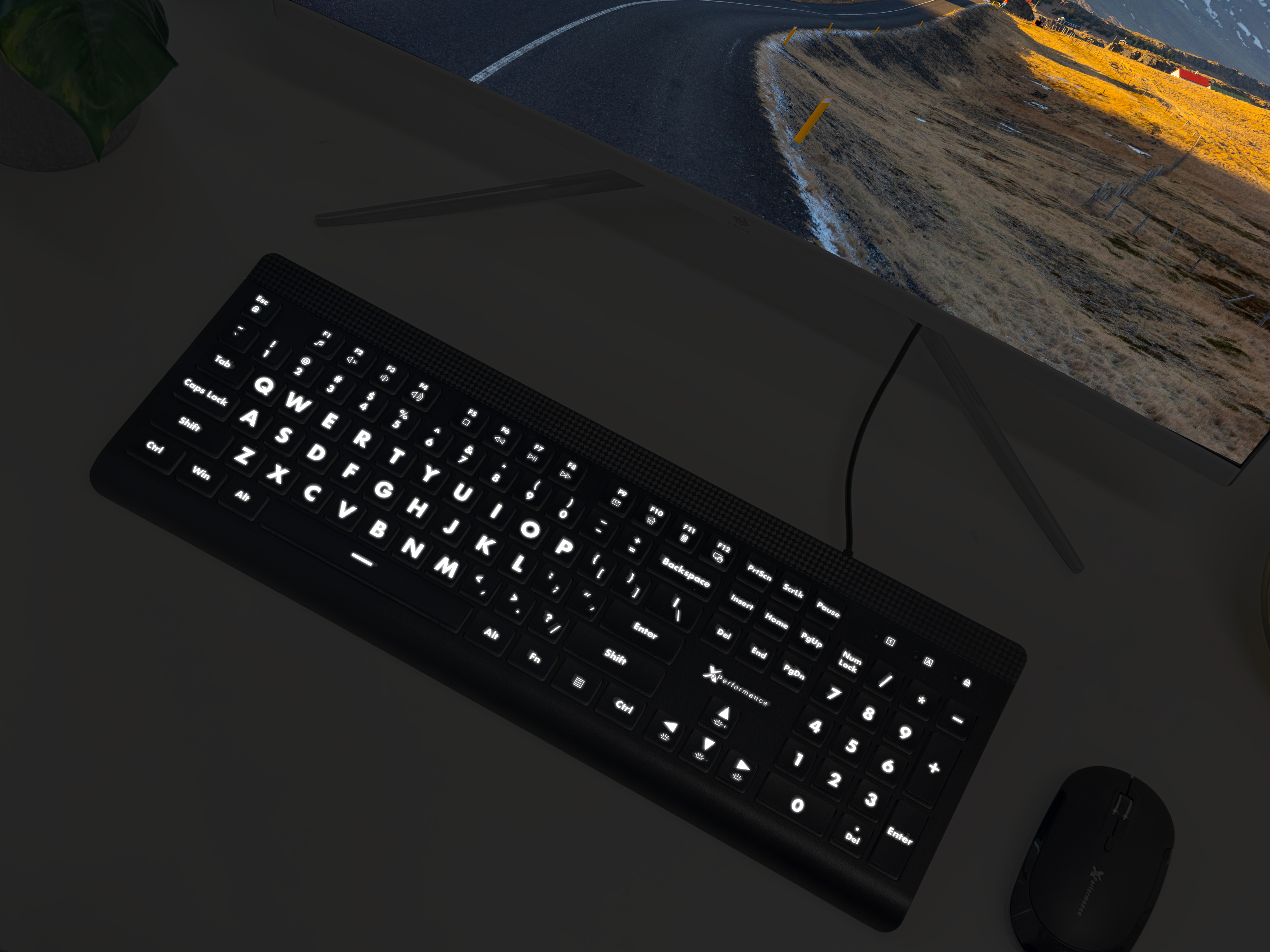 Large Print Backlit Keyboard
