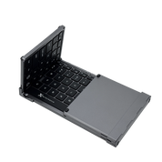 X9 Foldable Wireless Keyboard & Mouse Set | Dual Bluetooth (Black)
