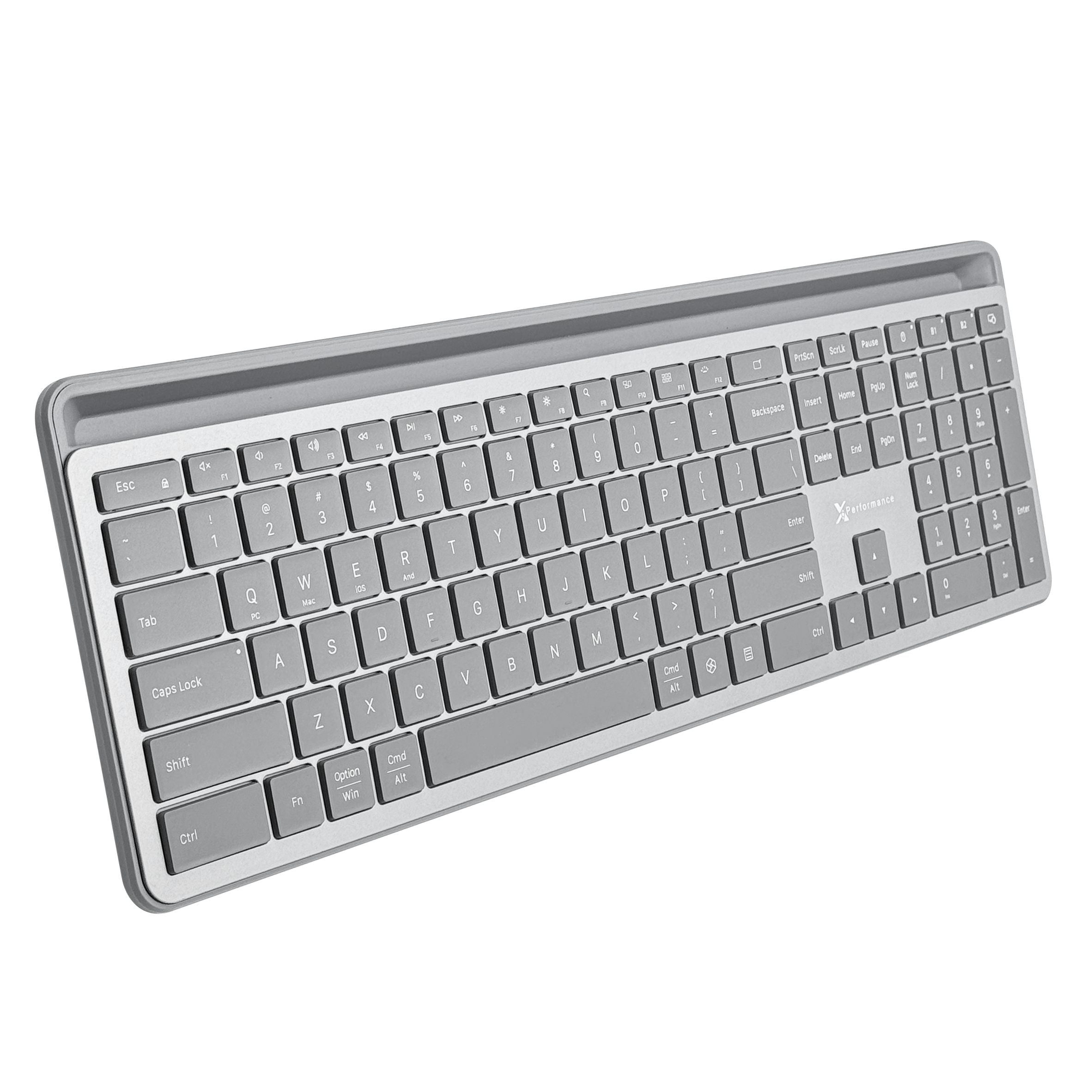 X9 Bluetooth Keyboard with Device Dock | Multi-Device Typing – X9