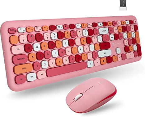 X9 Performance Cute Keyboard and Mouse Combo - 2.4G Wireless Connectivity