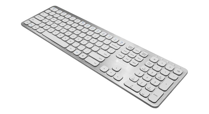 Rechargeable 110-Key Slim Wireless RF Keyboard for PC (X9RFWWKEYBAT)