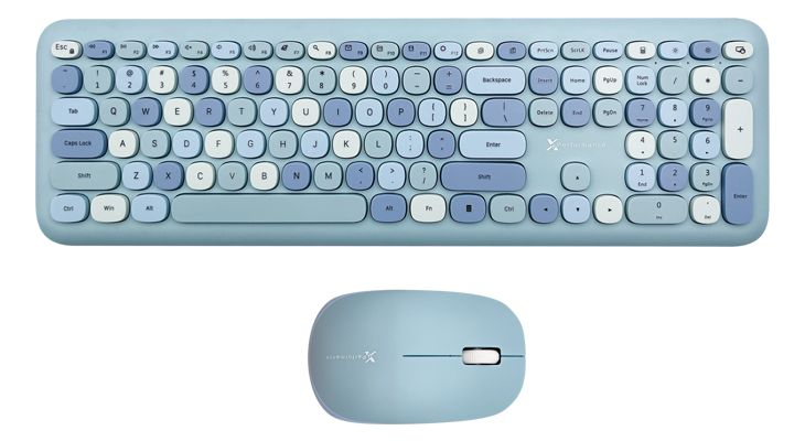 X9 Performance Colorful Keyboard and Mouse Combo - 2.4G Wireless Connectivity
