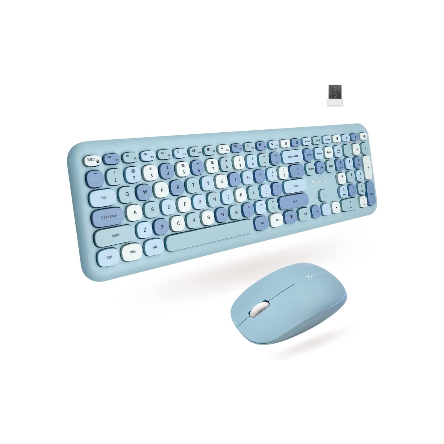 X9 Performance Cute Keyboard and Mouse Combo - 2.4G Wireless Connectivity