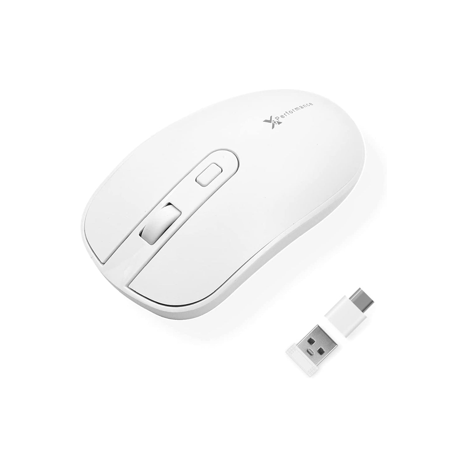 USB-A and Type-C Dual Wireless RF Mouse for Mac/PC/iPad – X9