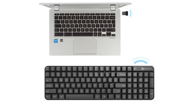 102-key Full Size Wireless Rf Keyboard For Windows Pc (X9RF2AAKEY)