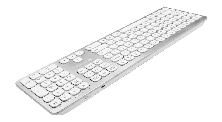 Rechargeable 110-Key Slim Wireless RF Keyboard for PC (X9RFWWKEYBAT)